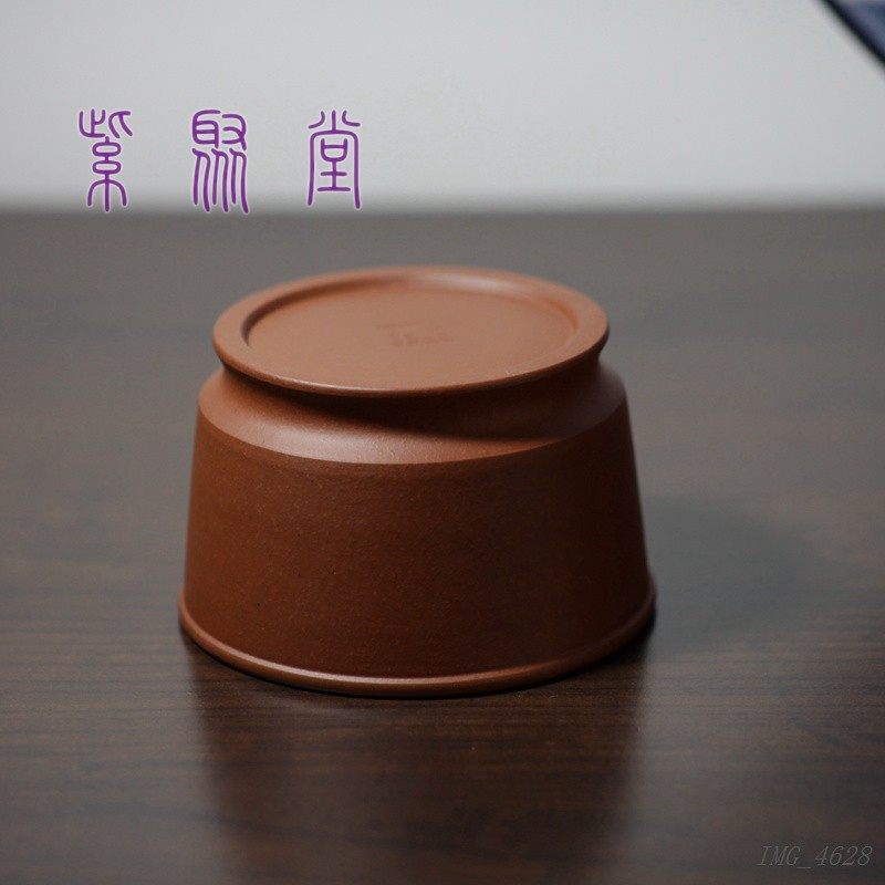 主人杯 红清水泥 紫聚堂宜兴紫砂茶杯 铁质丰富 竹节紫砂杯 缸杯,淘宝优惠券,粉丝福利购,淘宝优惠卷