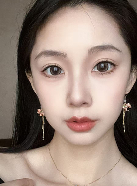 小木马流苏耳环项链套装