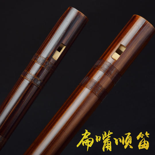 Professional performance of the flat-billed recorder Kuzhu Yishun flute