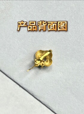 18K金扣正品绿色Au750真金材质佛公吊坠挂件扣头单卖古风K30