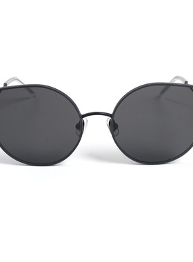 VVS复古猫眼太阳镜女时尚大框墨镜显脸小遮阳眼镜潮遮阳CHAMELEON