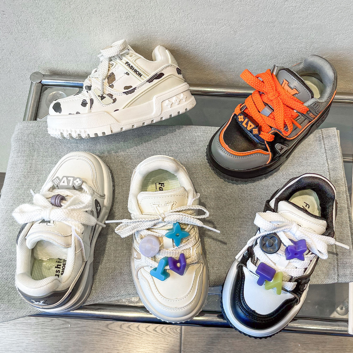 官网25年真皮春秋季男童鞋子潮牌洋气女童休闲鞋百搭儿童运动板鞋,淘宝优惠券,粉丝福利购,淘宝优惠卷