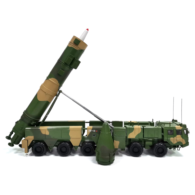 1:22东风21C导弹发射车模型DF21C反舰导弹发射车合金军模展览收藏 - 图1