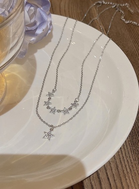 项链锁星星颈链锁骨链