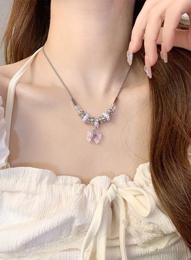 蝴蝶项链锁骨链锁骨链女
