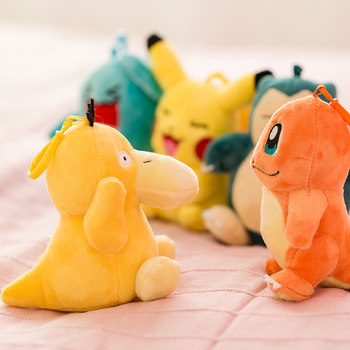 Pikachu doll pendant plush toy Pokémon Squirtle Eevee Jigglypuff Squirtle doll Bulbasaur