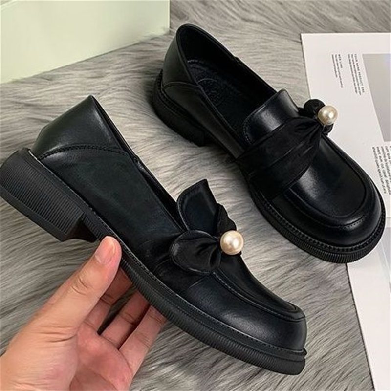 秋季乐福鞋女英伦风小皮鞋女豆豆鞋2025新款一脚蹬豆豆鞋单鞋女款,淘宝优惠券,粉丝福利购,淘宝优惠卷