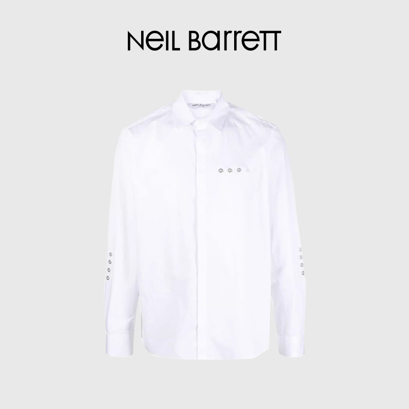 NEIL BARRETT/尼奥贝奈特2023春夏新款男式长袖衬衫早秋外套 - 图0