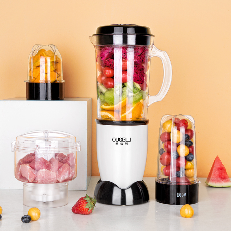 欧格利旗舰店榨汁机家用水果小型全自动果蔬多功能迷你炸果汁打汁机简易榨汁杯1