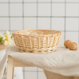 六月生 Корзина для фруктов из ротанга, корзина для парового хлеба, плетеная настольная корзина для хранения, кухонная корзина для домашних закусок, корзина для хлеба