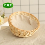六月生 Корзина для фруктов из ротанга, корзина для парового хлеба, плетеная настольная корзина для хранения, кухонная корзина для домашних закусок, корзина для хлеба