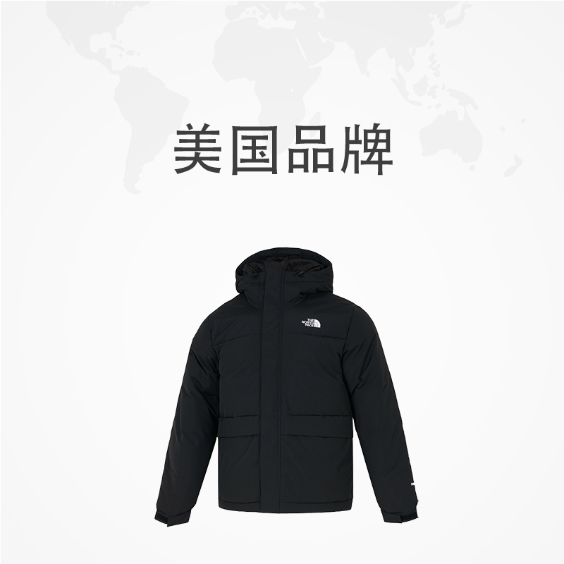 【自营】The north face北面羽绒服男保暖时尚休闲连帽外套鹅绒 - 图3