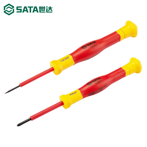 世达绝缘微型螺丝刀VDE起子工具拆机维修改锥小型小号螺丝批套装 - 图0