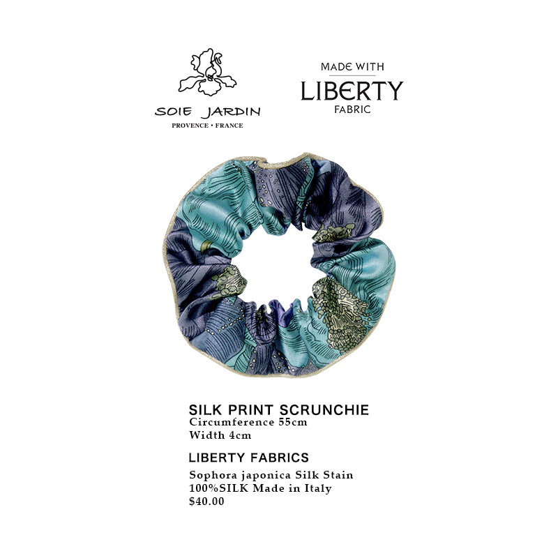 soie jardin 7#Liberty英国进口印花桑蚕丝橡筋发饰网红大肠发圈,淘宝优惠券,粉丝福利购,淘宝优惠卷