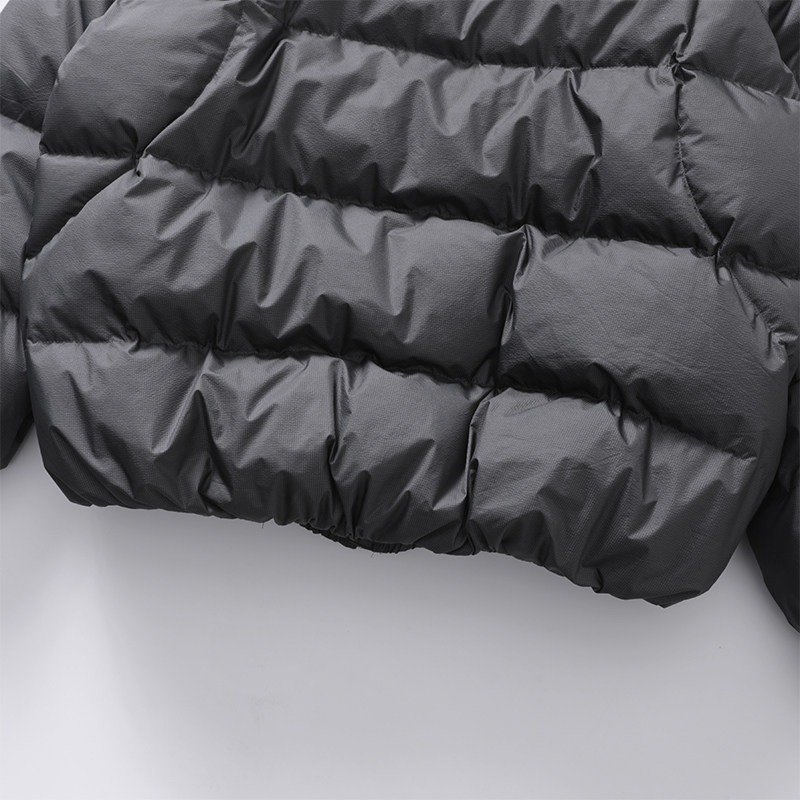 AGITOMADE 防泼水90白鸭绒加厚连帽羽绒服CLEANFIT短款保暖外套