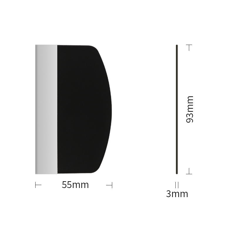 手机贴膜刮板水凝膜软膜刮卡加绒柔软汽车改色多用推板大号通用塑料贴膜硬刮板专用包布工具棉毛除气泡推膜器-图3