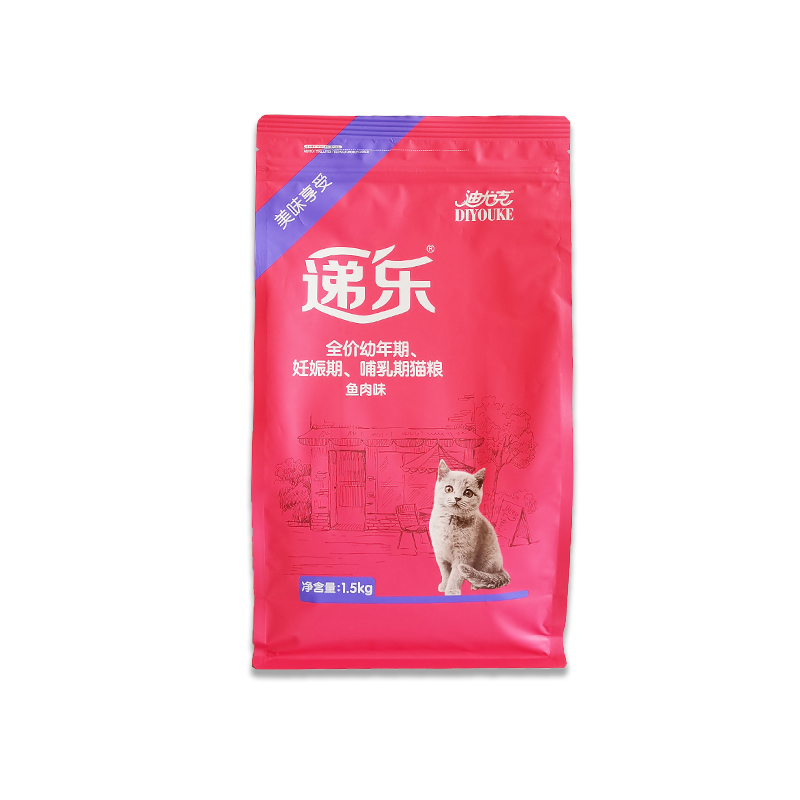 迪尤克猫粮鱼肉味增肥发腮递乐1.5kg3斤1-12月幼猫通用型天然猫粮-图3