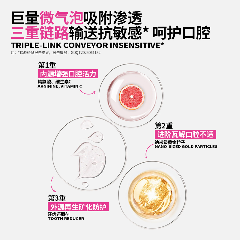 【小蛮蛮小专属】美国nobaton诺巴顿院线美白护齿黄金安瓶牙膏ZW - 图1