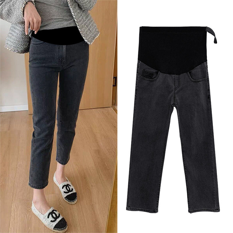 孕妇裤子春秋外穿宽松直筒打底裤 夏娜莎孕妇直筒裤