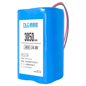 DLG德朗能14.8V锂电池组方形2200MAH2600MAH3050MAH大容量定制18650加端子带保护板锂电池组