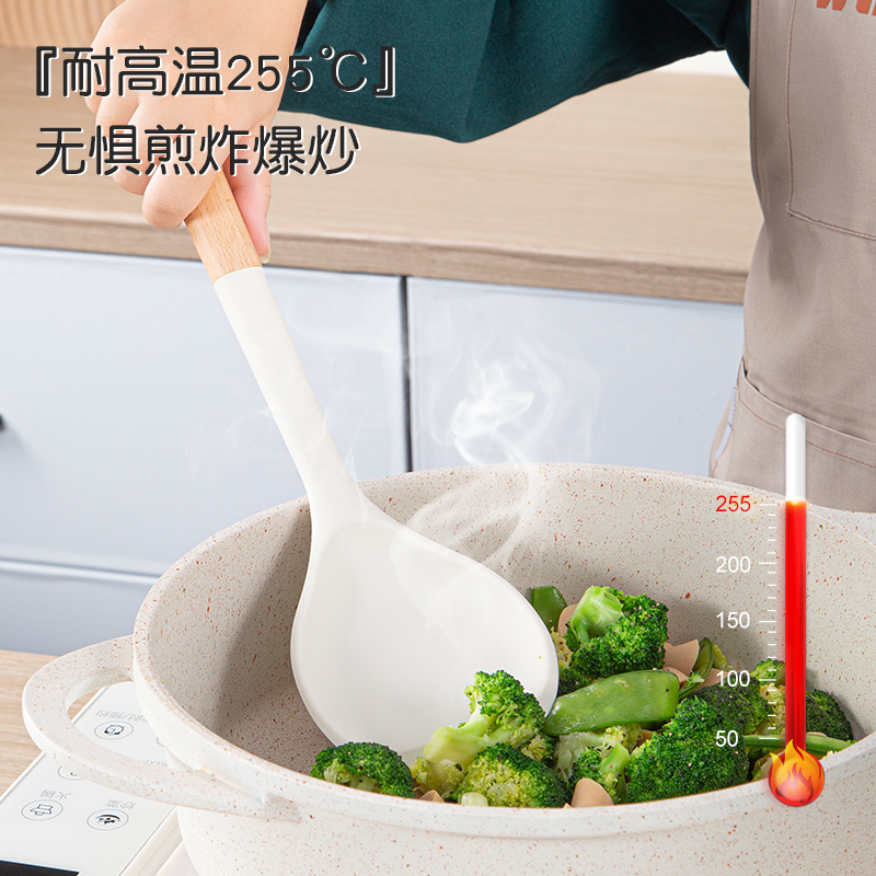 不粘锅家用炒菜耐高温硅胶硅胶铲 wuc锅铲