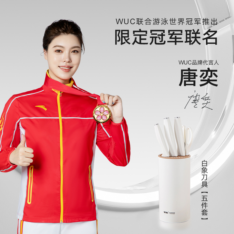 WUC刀具厨房套装组合菜刀家用不锈钢女士专用切菜刀厨师刀水果刀 - 图2