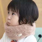 Детский утепленный шарф-платок, демисезонный бархатный ветрозащитный зимний шарф для выхода на улицу