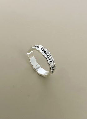 小众高级感多层链条珍珠戒指女独