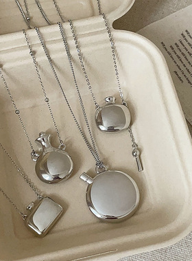 韩国ins酒壶水瓶花瓶吊坠项链女