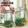 Shushen household transparent glass bottle for soaking wine with snap seal