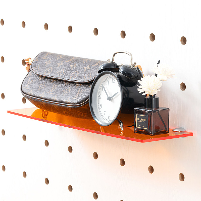 Carpenter's uncle 15mm hole board accessories acrylic unobstructed display layer round hole storage flat board