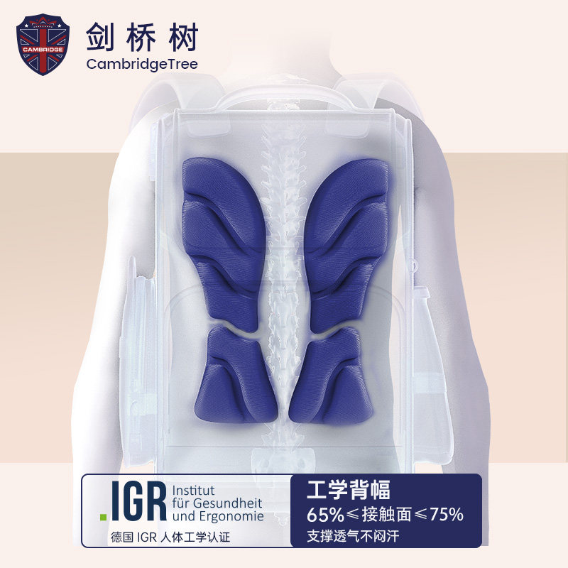 剑桥树女孩小学生一二三到女童书包 剑桥树书包