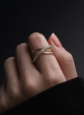 时尚个性风轻奢小众网红同款戒指