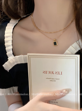 双层叠戴项链高级感轻奢小众