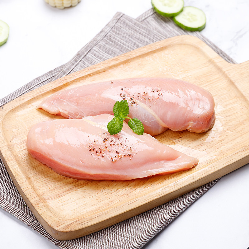 餐餐思鲜冷冻生鲜低脂水煮鸡胸肉 餐餐思食品鸡胸