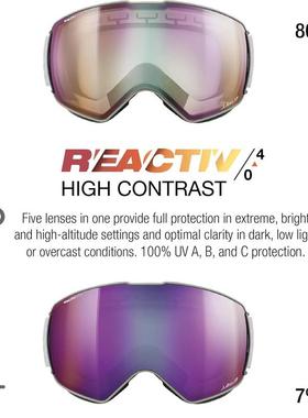 代购JULBO男士滑雪镜防雾变色镜片磁性通风抗眩光大框无框设计磁