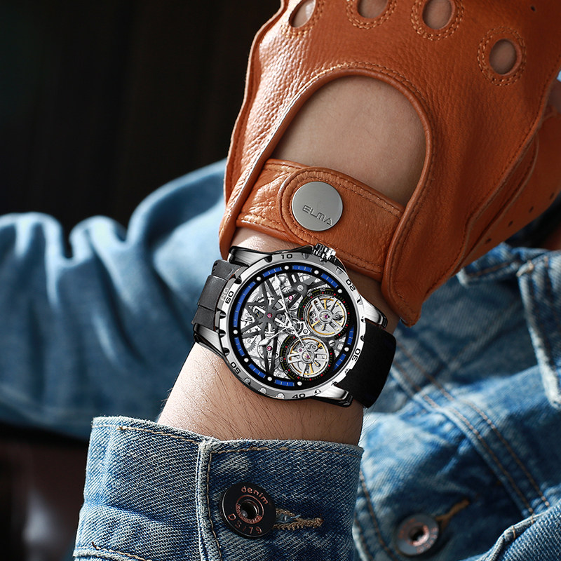 马克华菲正品牌罗杰新款潮流机械表 马克华菲手表国产腕表