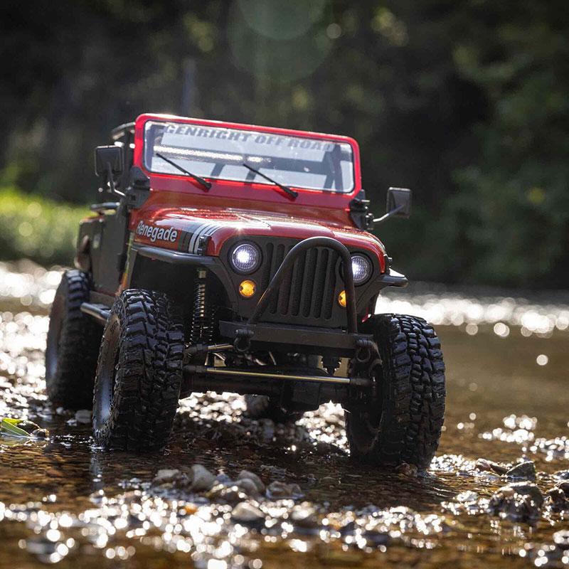 AXIAL AXI03008 SCX10三代仿真吉普 CJ-7遥控1/10攀爬车越野车 - 图1