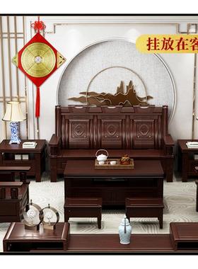 罗盘黄铜挂件中式家居镇好