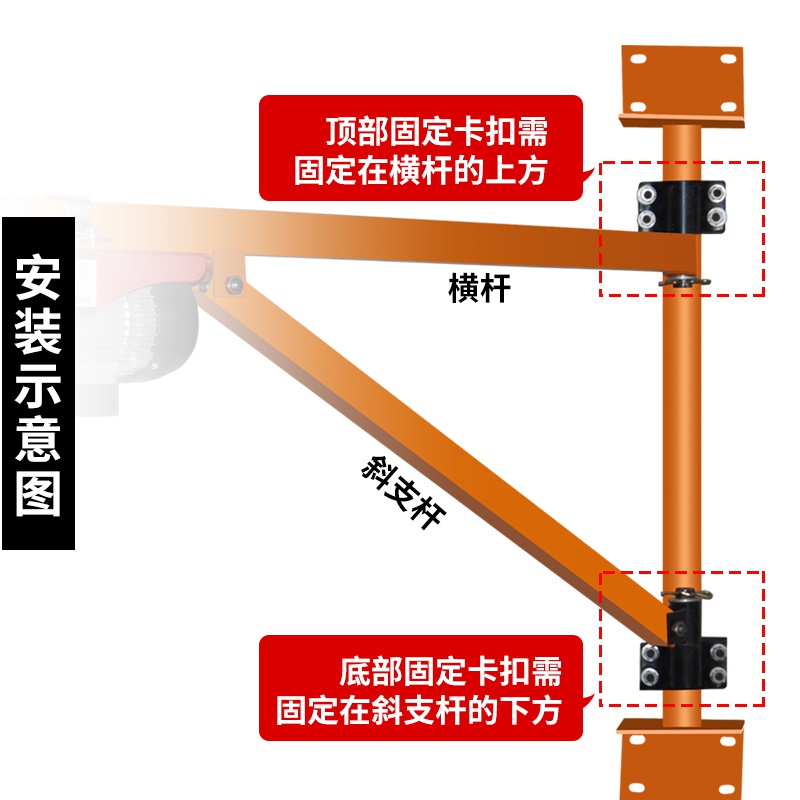 电动葫芦220iV吊机屋顶提升机立装用修小型升降起重机家柱 - 图0