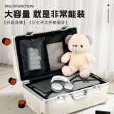 Ruidu aluminum рамка чемодан Silent Universal Wheel Wheel Password Box для женщин 2025 Новая многофункциональная коробка троллейбуса ПК