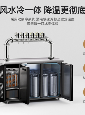 水冷扎啤机加长水冷管路出酒即凉