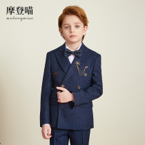 Childrens suits suit handsome boy gown gown Inlégale Innilent CUHK Tong Piano Plays Out of Boys to Host a Little Ssuit