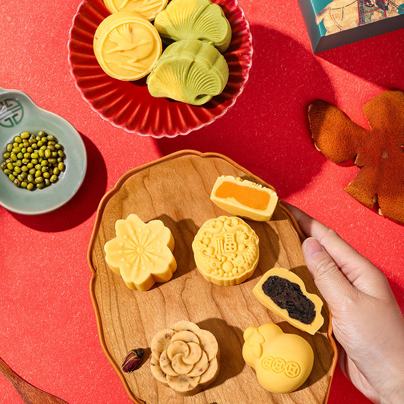 雅觅 山河颂·时和岁稔 什锦糕点综合礼盒 900g【kl】,淘宝优惠券,粉丝福利购,淘宝优惠卷