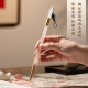 Shanlianhu Pen Chicken Blood Jade Wolf Hair Brush Gift Box
