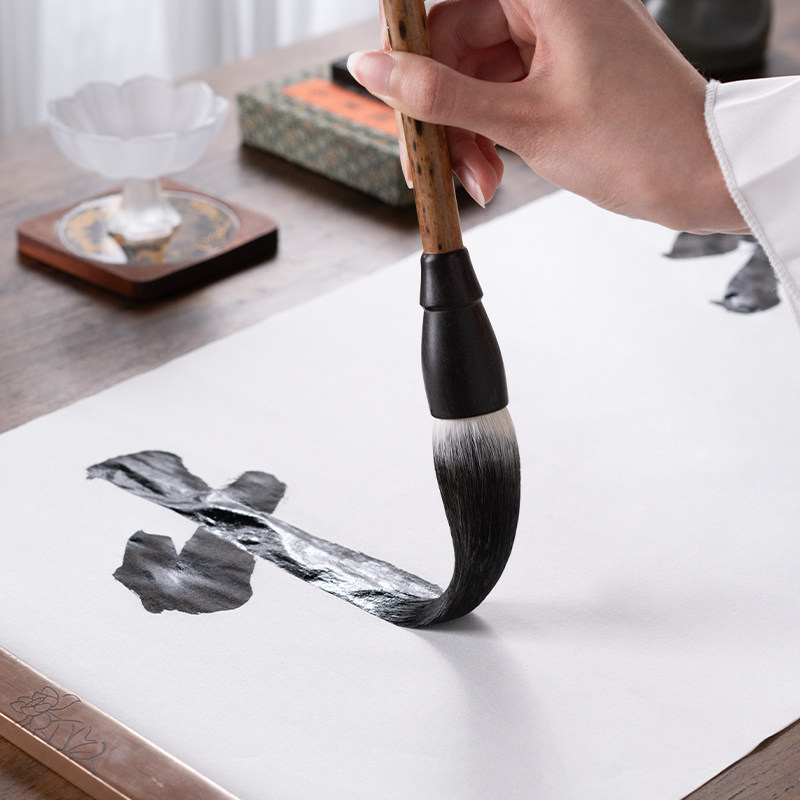 善琏湖笔 天涯 毛笔套装高档专业书法斗笔正品大毛笔大号特大对联春联国画专用文房四宝大字对联专用兼毫提斗,淘宝优惠券,粉丝福利购,淘宝优惠卷