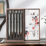 善琏湖笔 Ruyi Xiuyan Jade Brush Callicraphy Special Beginner Set для изучения четыре сокровища французская живопись и волосы волос волос для волос Овся