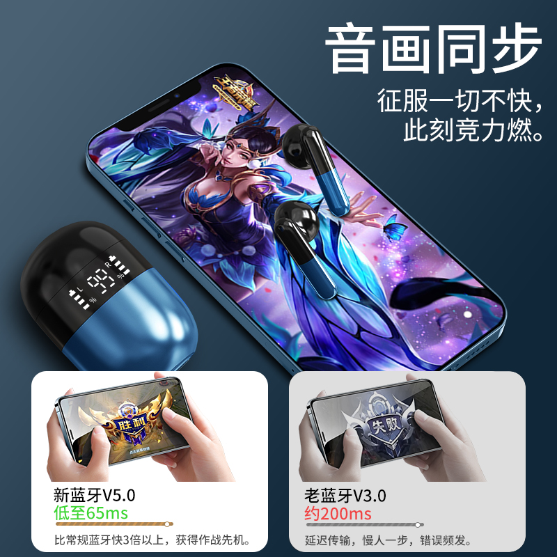 年男女生可爱入耳式超长待机续航单双耳 2021 新款 vivo 小米 oppo 华为苹果 huawei 适用 tws 蓝牙耳机真无线降噪运动 年男女生可爱入耳式超长待机续航单双耳 2021 新款 vivo 小米 oppo 华为苹果 huawei 适用 tws 蓝牙耳机真无线降噪运动