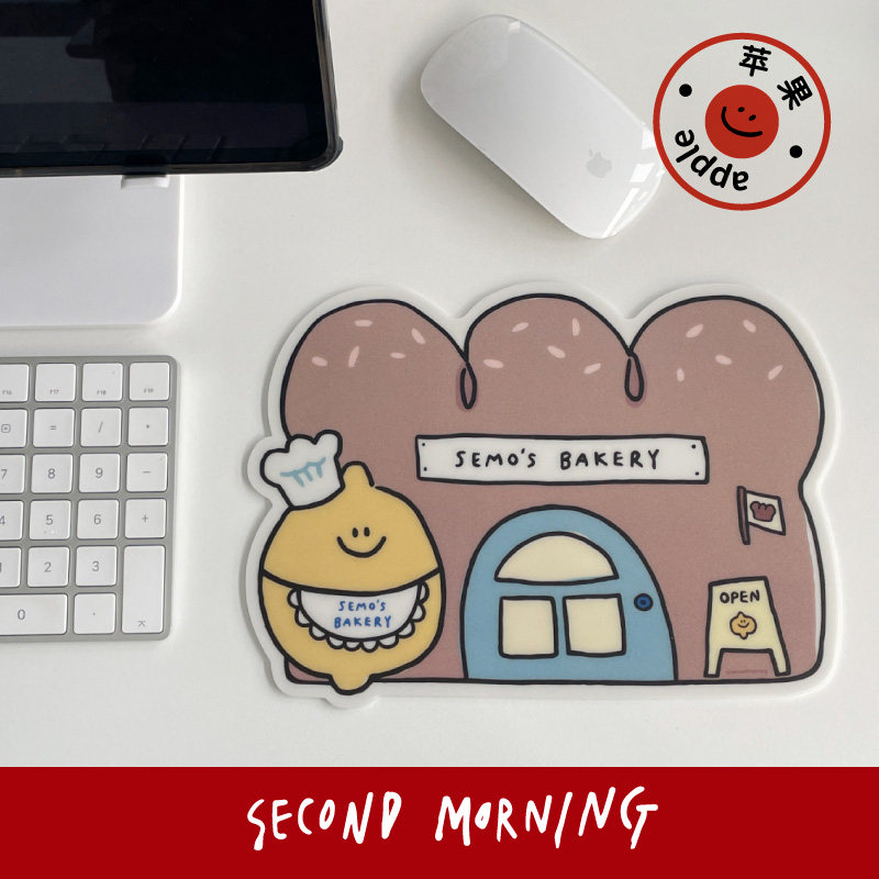幸会潮玩 Second Morning 鼠标垫可爱柠檬办公防滑异形垫桌垫灵敏,淘宝优惠券,粉丝福利购,淘宝优惠卷