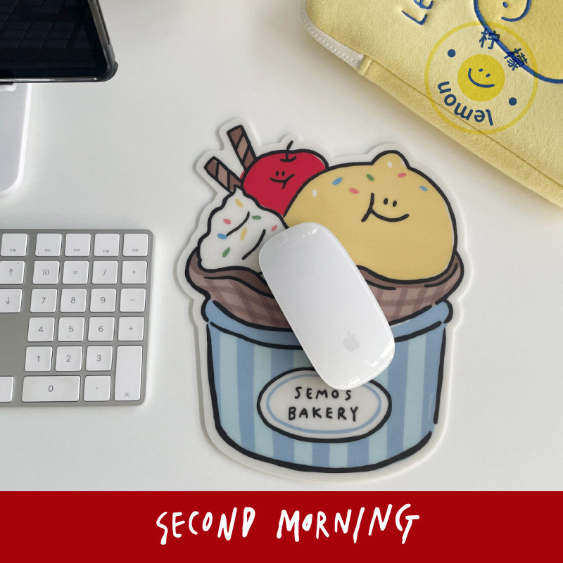 幸会潮玩 Second Morning 鼠标垫可爱柠檬办公防滑异形垫桌垫灵敏,淘宝优惠券,粉丝福利购,淘宝优惠卷